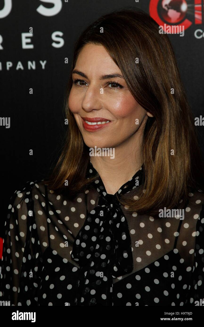 New York, NY, USA. Mar 29, 2017. Sofia Coppola directeur au niveau des arrivées pour Focus fête ses 15 ans et un brillant avenir au CinemaCon 2017 Octavius, Ballroom au Caesars Palace, New York, NY 29 Mars, 2017. Credit : JA/Everett Collection/Alamy Live News Banque D'Images