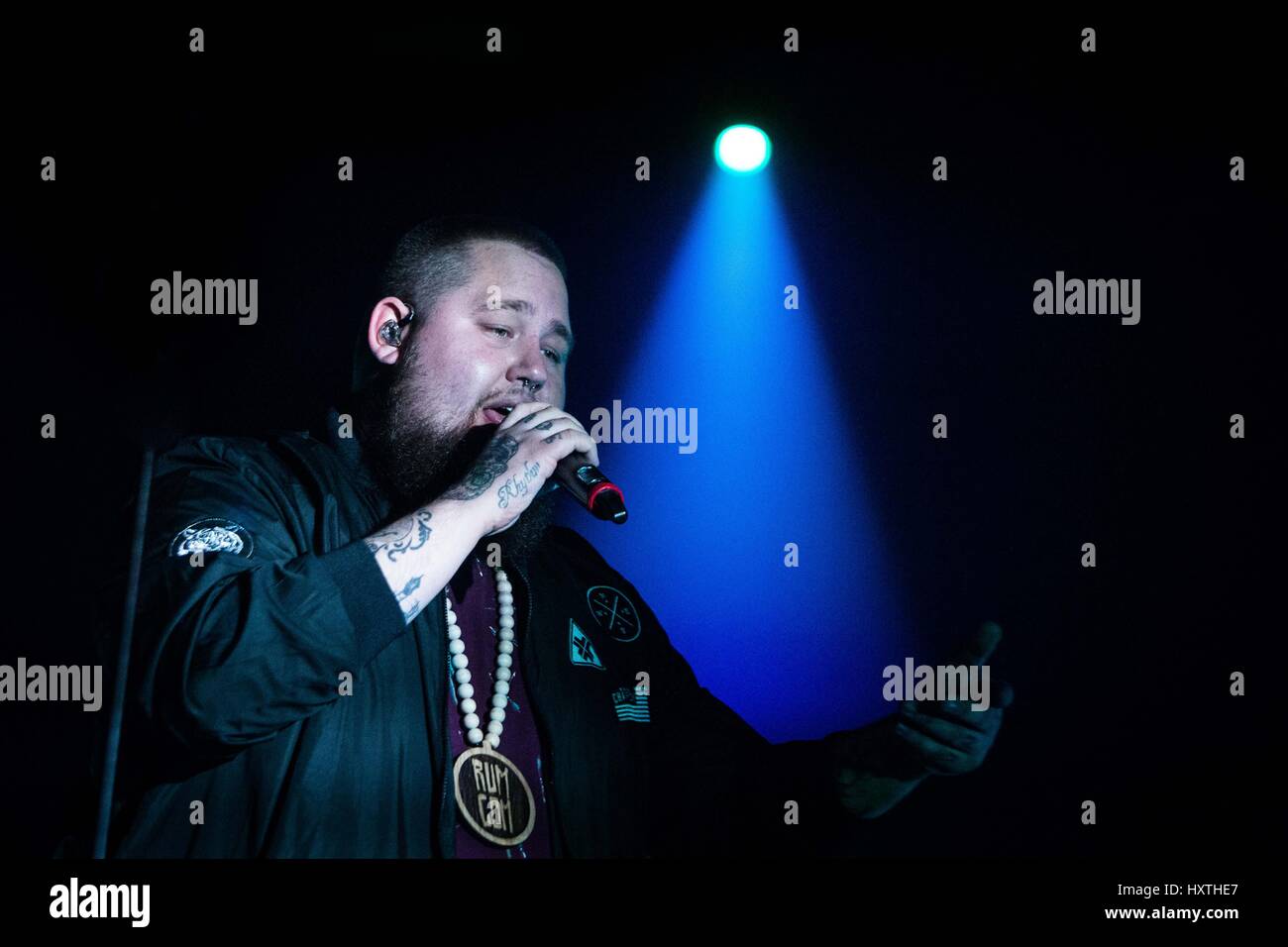 Milan, Italie 30 mars 2017 Rag'n'Bone Man Live at Fabrique Milan © Roberto Finizio/ Alamy Live News Banque D'Images