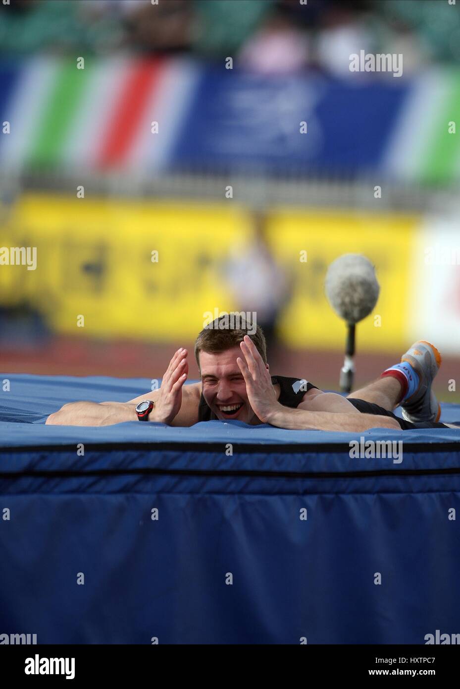 TOM PARSONS SAUT ALEXANDER STADIUM BIRMINGHAM ENGLAND 13 Juillet 2008 Banque D'Images