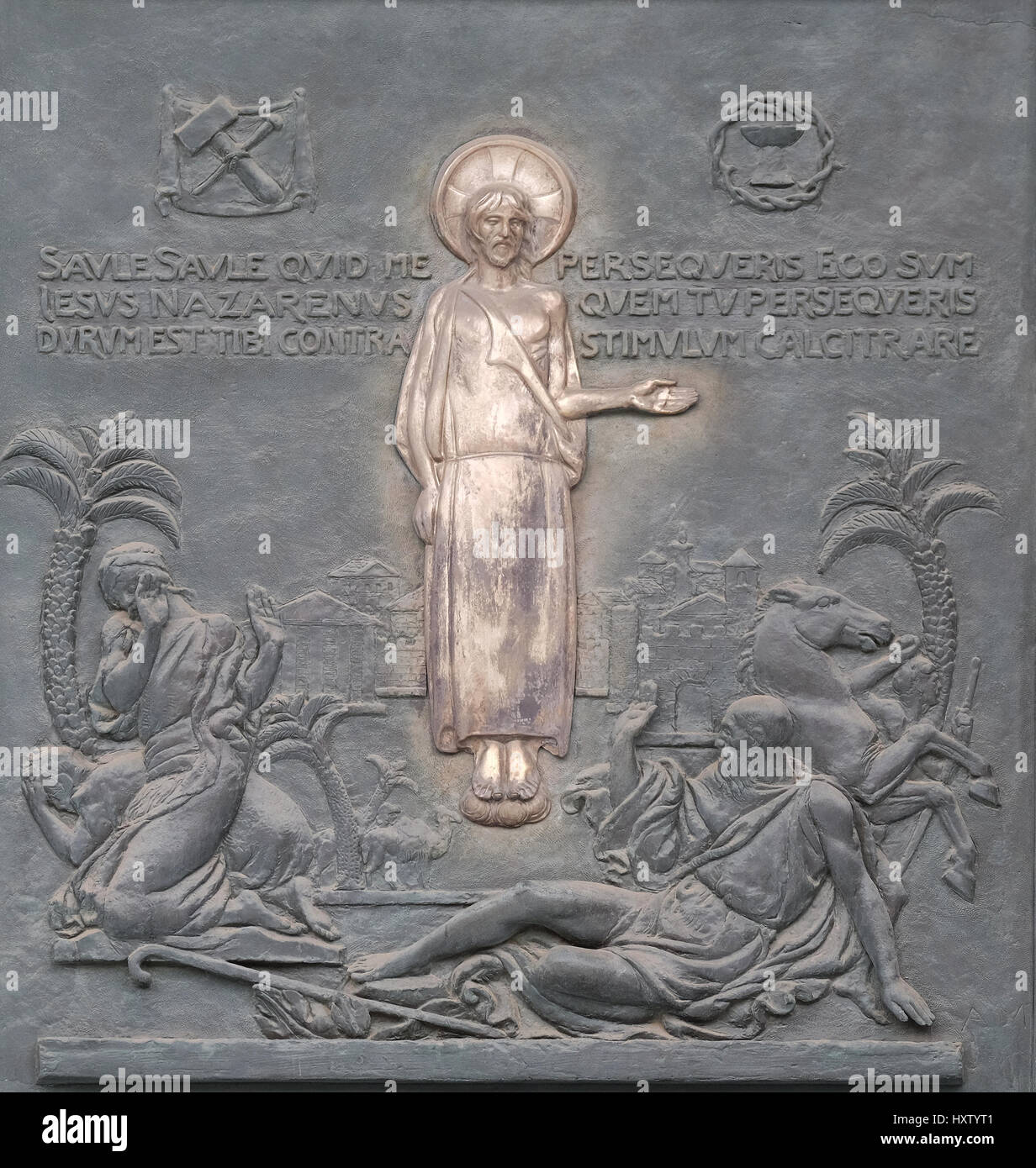 Porte de Bronze à l'image de la vie de saint Paul : la conversion de St ...