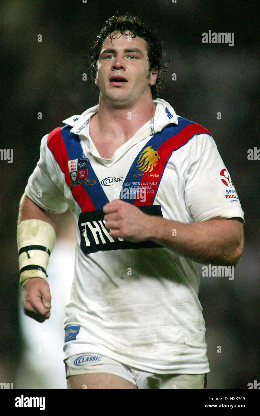 ADRIAN MORLEY Grande-bretagne KC Stadium HULL ANGLETERRE 15 Novembre 2003 Banque D'Images