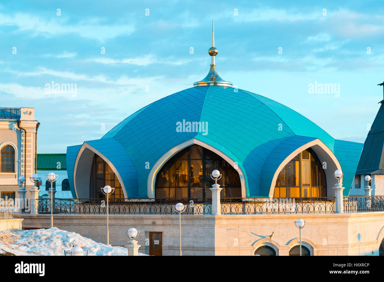 Pavillon de services sur le territoire de Kazan Kremlin au Tatarstan, Russie Banque D'Images