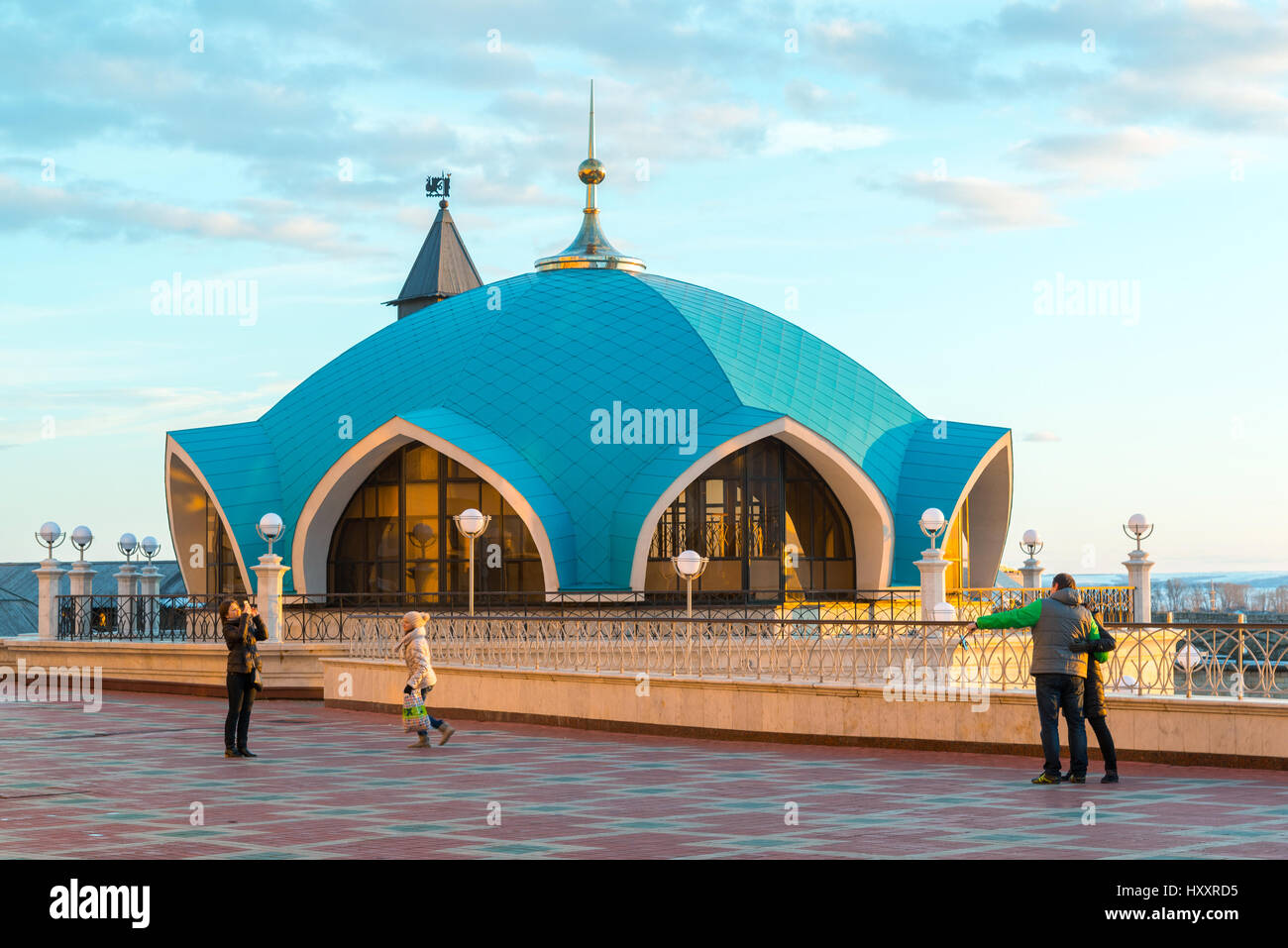 Kazan, Russie - Mars 26,2017. Pavillon de services sur le territoire du Kremlin de Kazan Banque D'Images