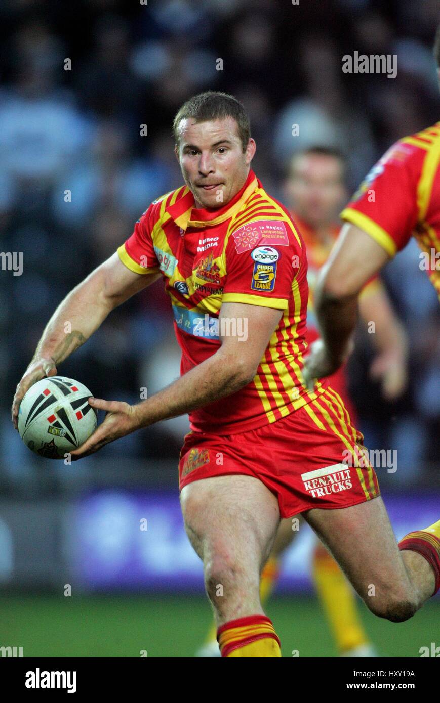 JOHN WILSON DRAGONS CATALANS Stade KC HULL ANGLETERRE 11 Février 2007 Banque D'Images