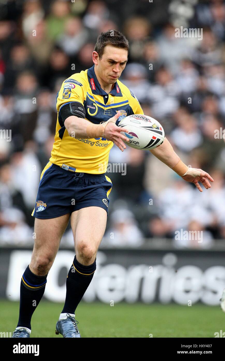 KEVIN SINFIELD LEEDS RHINOS RLFC STADE K.C.HULL ANGLETERRE 24 Mars 2008 Banque D'Images