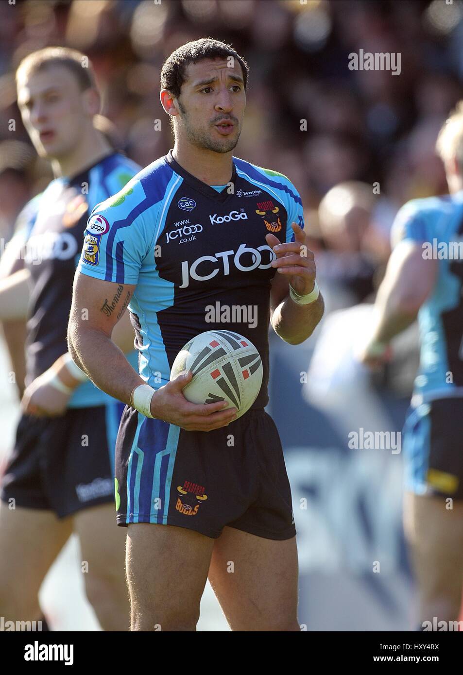 PAUL SYKES BRADFORD BULLS RLFC LA JUNGLE CASTLEFORD ANGLETERRE 29 Mars 2009 Banque D'Images