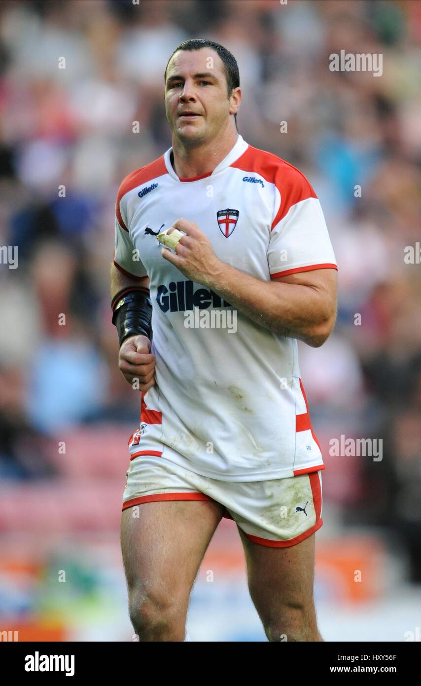 ADRIAN MORLEY ANGLETERRE DW Stadium WIGAN ANGLETERRE 31 Octobre 2009 Banque D'Images