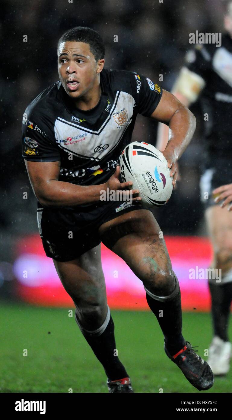 La JORDANIE TURNER HULL FC Stade KC HULL ANGLETERRE 19 Mars 2010 Banque D'Images