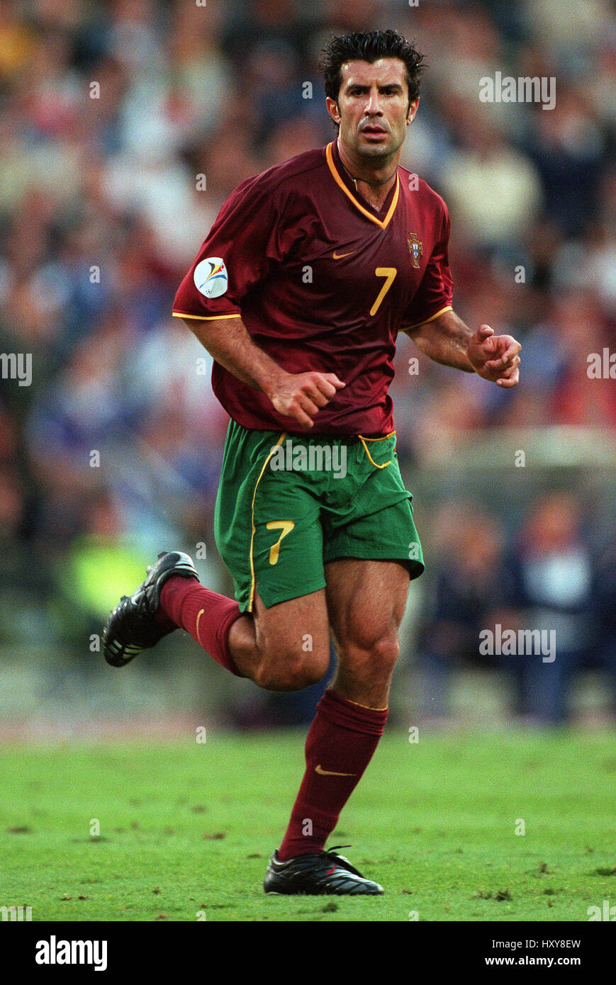 LUIS FIGO PORTUGAL & FC BARCELONE EINDHOVEN EURO 2000 24 ...
