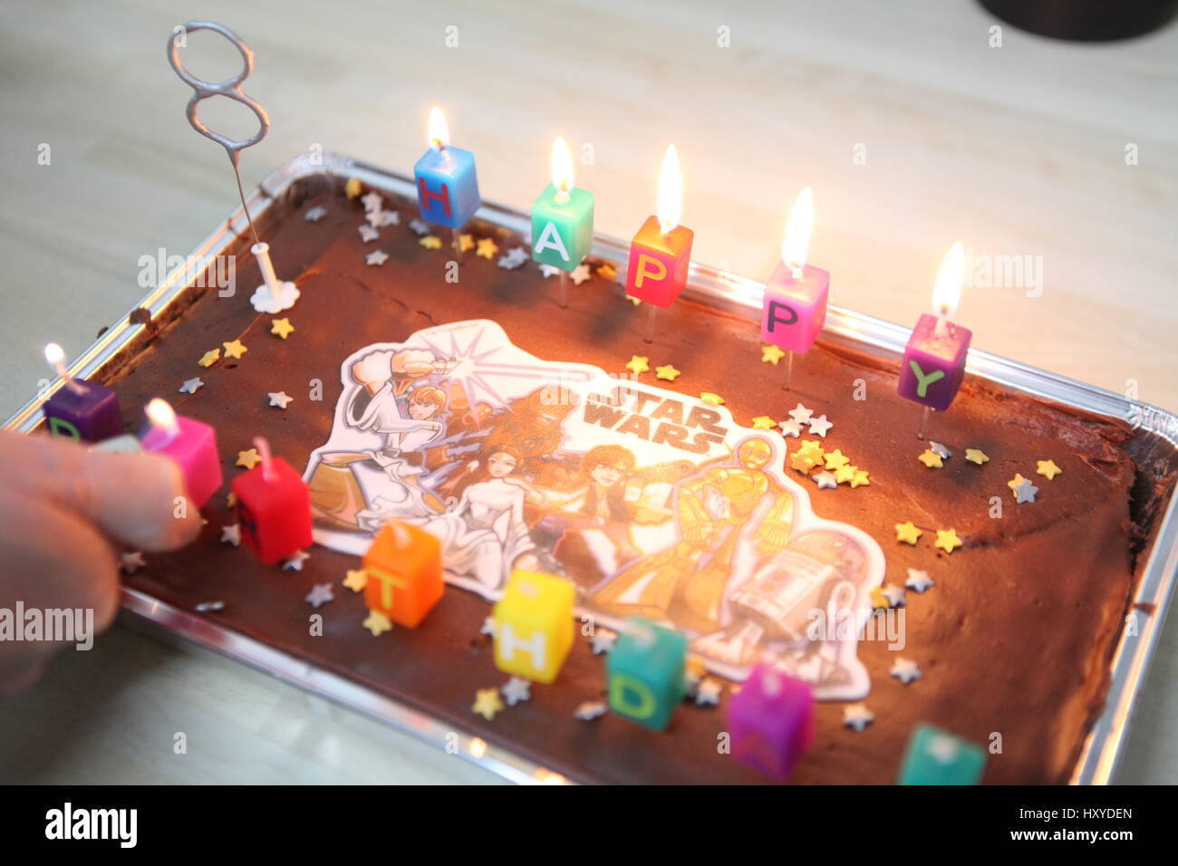 Gateau D Anniversaire Star Wars Banque D Image Et Photos Alamy