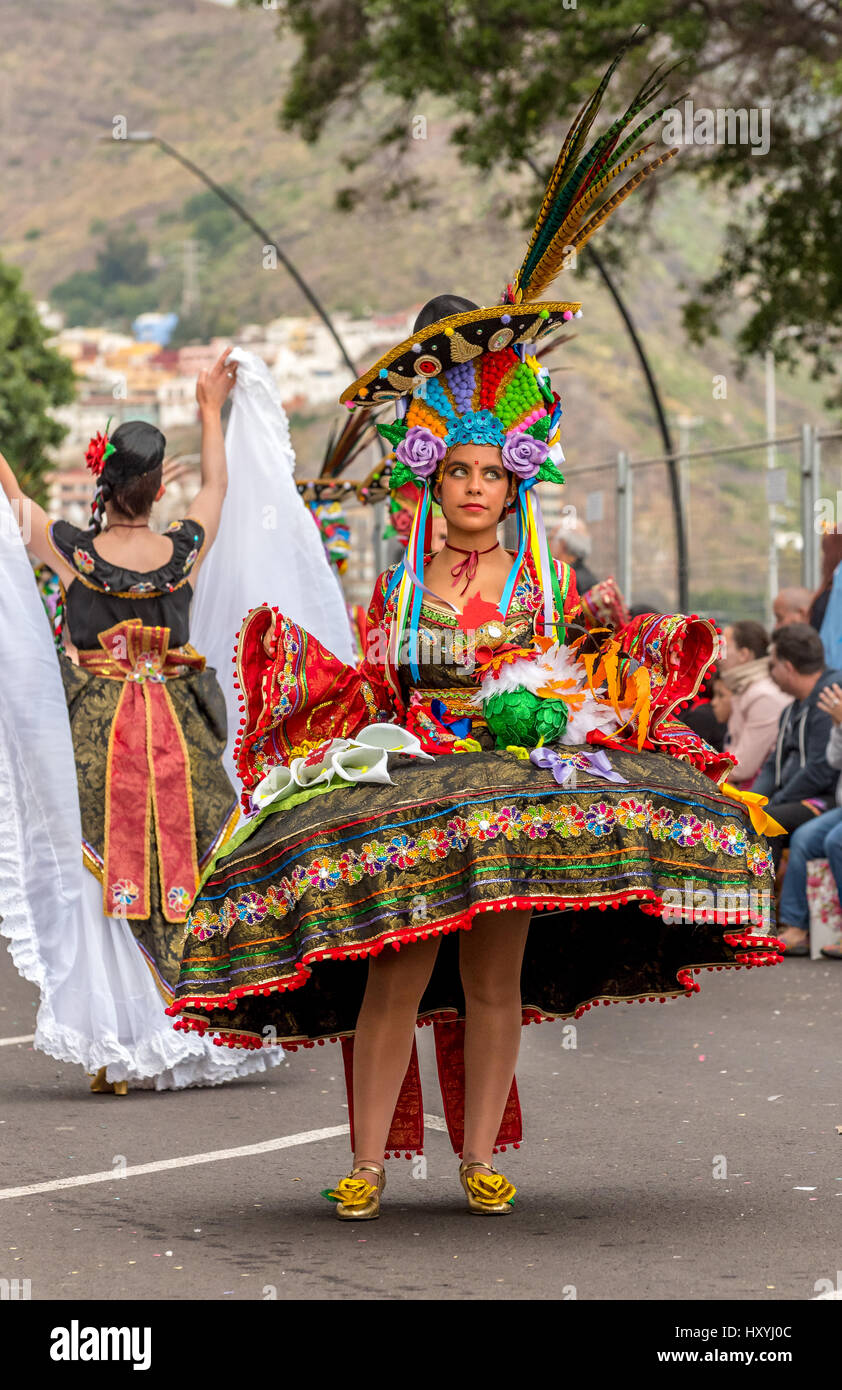 Fille/femme à élaborer Fancy Dress Costumes, carnaval de Tenerife