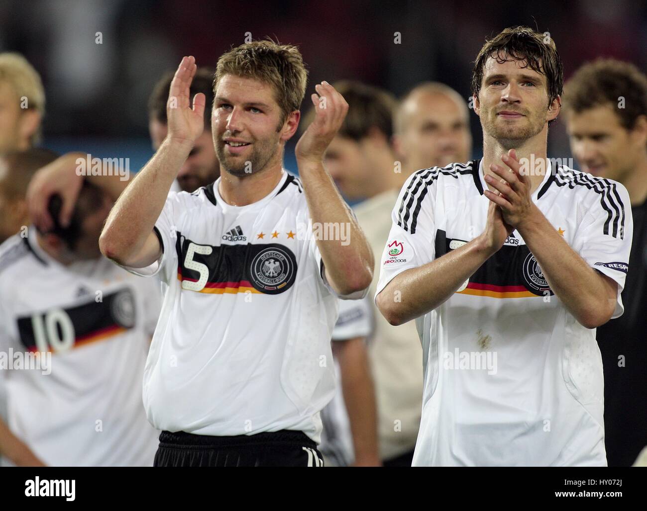 T HITZLSPERGER & UN FRIEDRICH Autriche / Allemagne EURO 2008 stade Ernst Happel de Vienne Autriche 16 Juin 2008 Banque D'Images