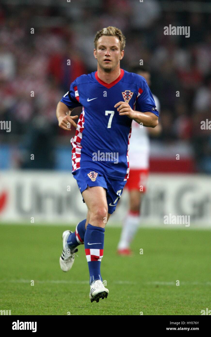 IVAN RAKITIC CROATIE & SCHALKE 04 WORTHERSEE STADION KLAGENFURT AUTRICHE 16 Juin 2008 Banque D'Images