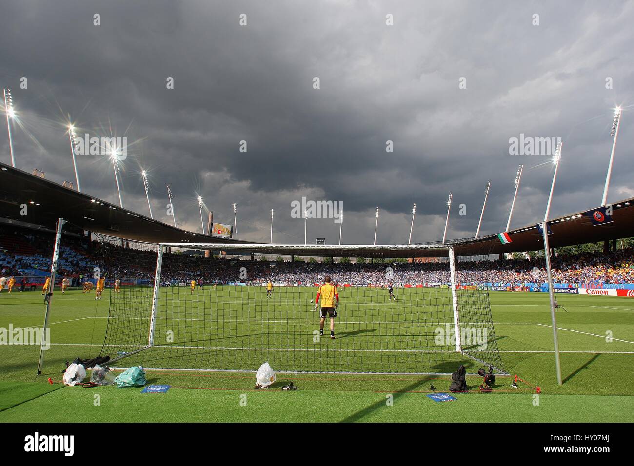 Stade du LETZIGRUND ITALIE ROUMANIE V STADE LETZIGRUND Zurich Suisse 13 Juin 2008 Banque D'Images