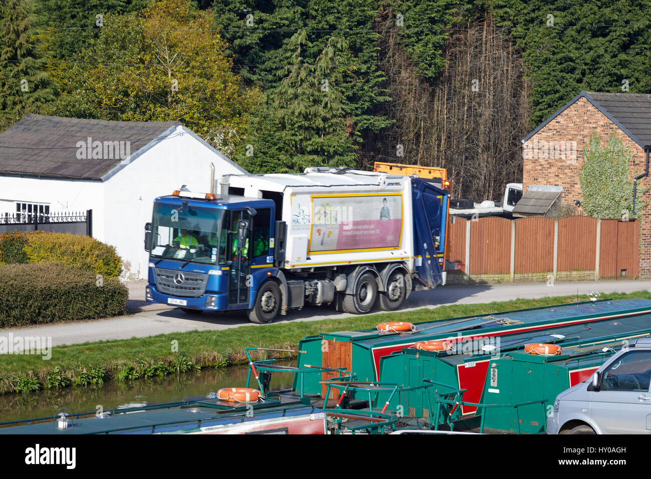 Wagon trémie conseil Hatton Preston Brook, Cheshire, Angleterre. UK. Banque D'Images
