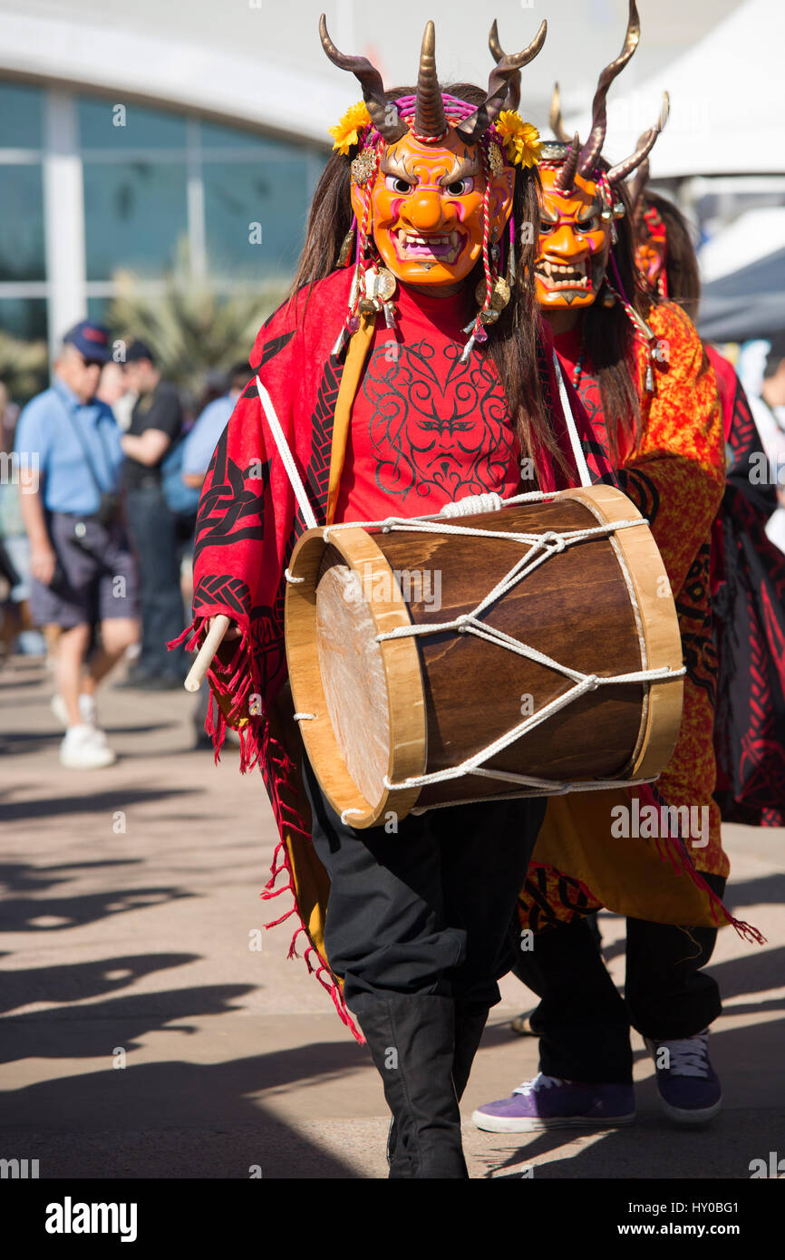 Arizona Matsuri Festival culturel japonais, Oni Setsubun Koshi Banque D'Images