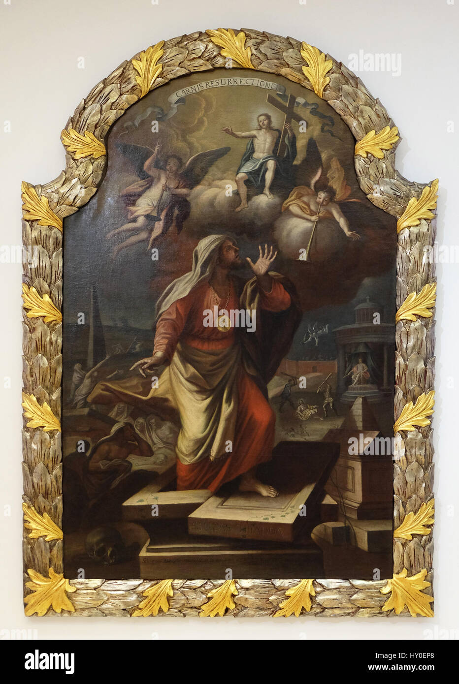 Peintre inconnu : saint Jude Thaddée, la seconde moitié du xviiie siècle, exposées au Musée des Arts et Métiers à Zagreb Banque D'Images Peintre inconnu : saint Jude Thaddée, la seconde moitié du xviiie siècle, exposées au Musée des Arts et Métiers à Zagreb Banque D'Images