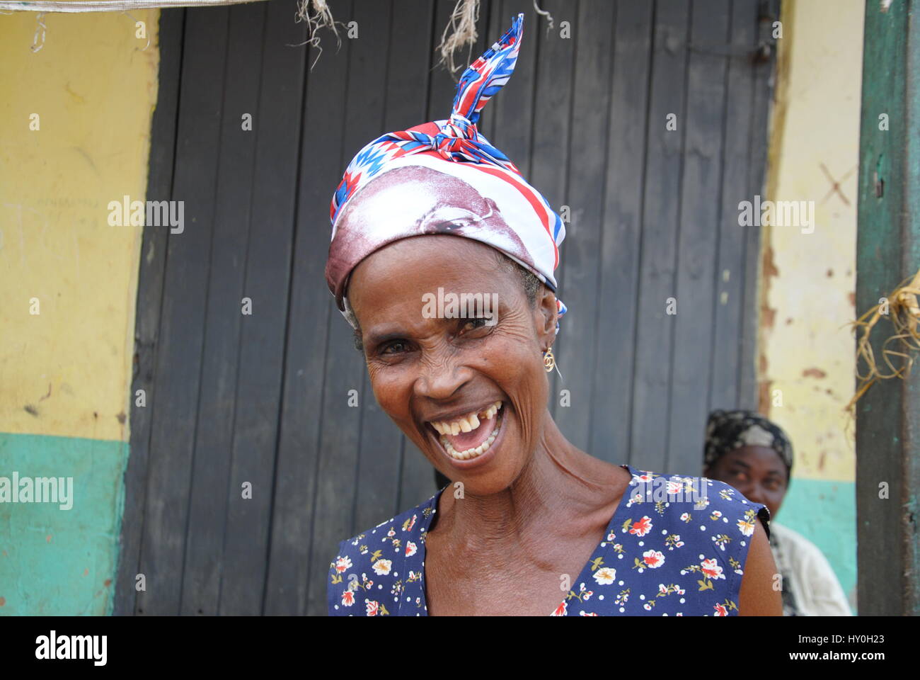 Ma'am grâce, Begoro, Région de l'Est, le Ghana, l'Afrique Banque D'Images