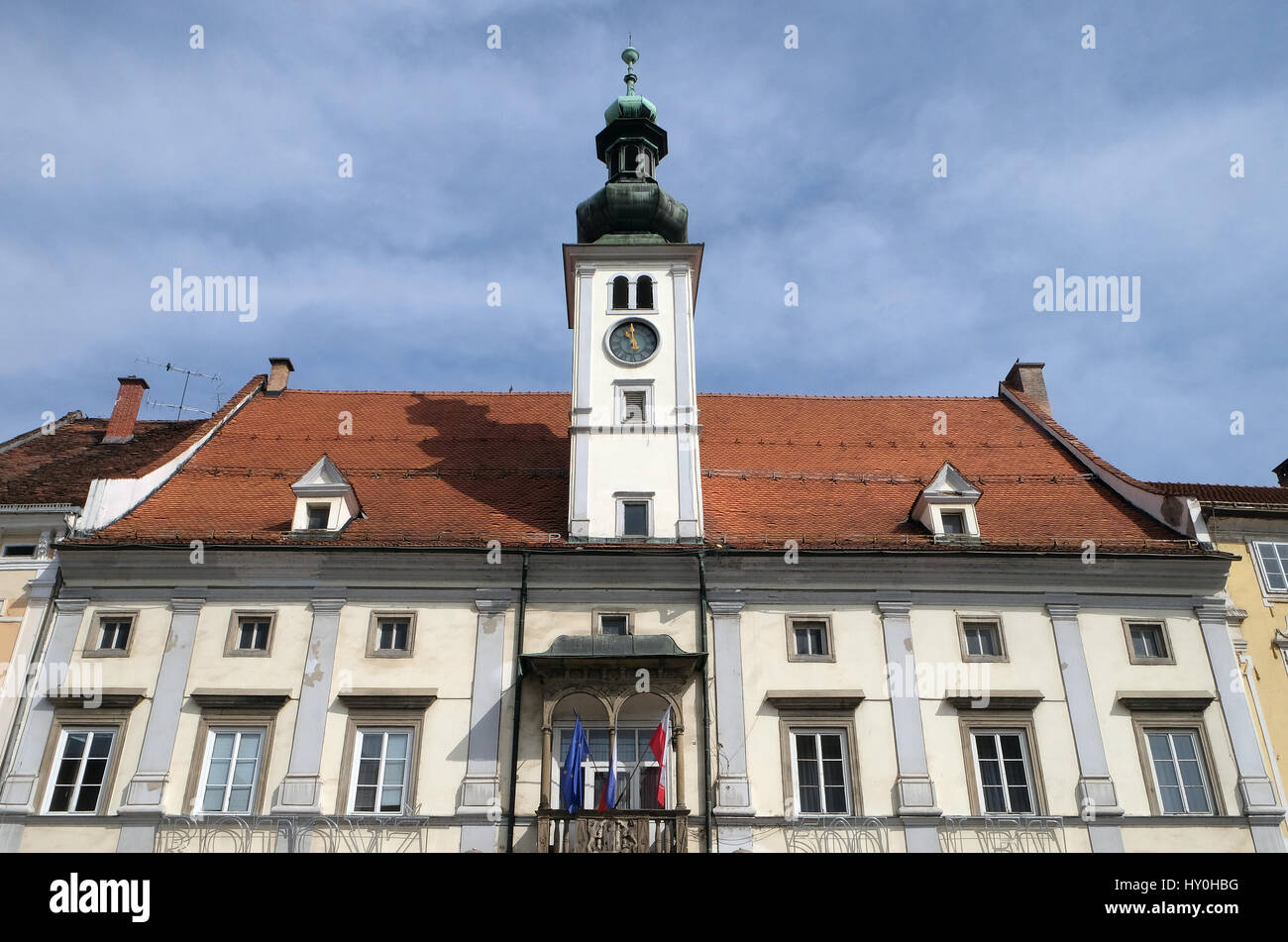 L'Hôtel de Ville de Maribor à place principale de la ville de Maribor en Slovénie, Europe Banque D'Images