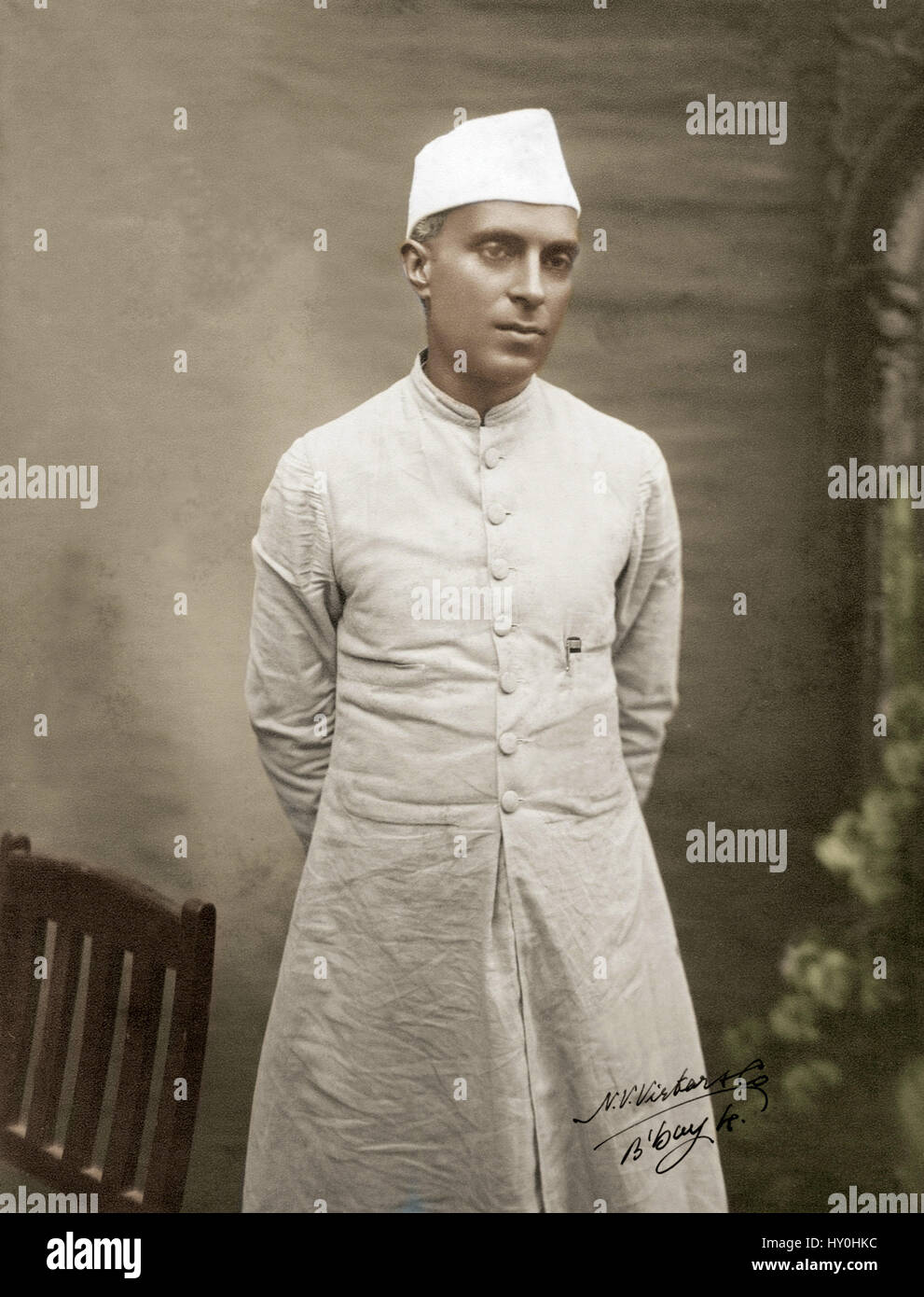 Le premier premier ministre indien, Jawaharlal Nehru, l'Inde, l'Asie, 1927 Banque D'Images