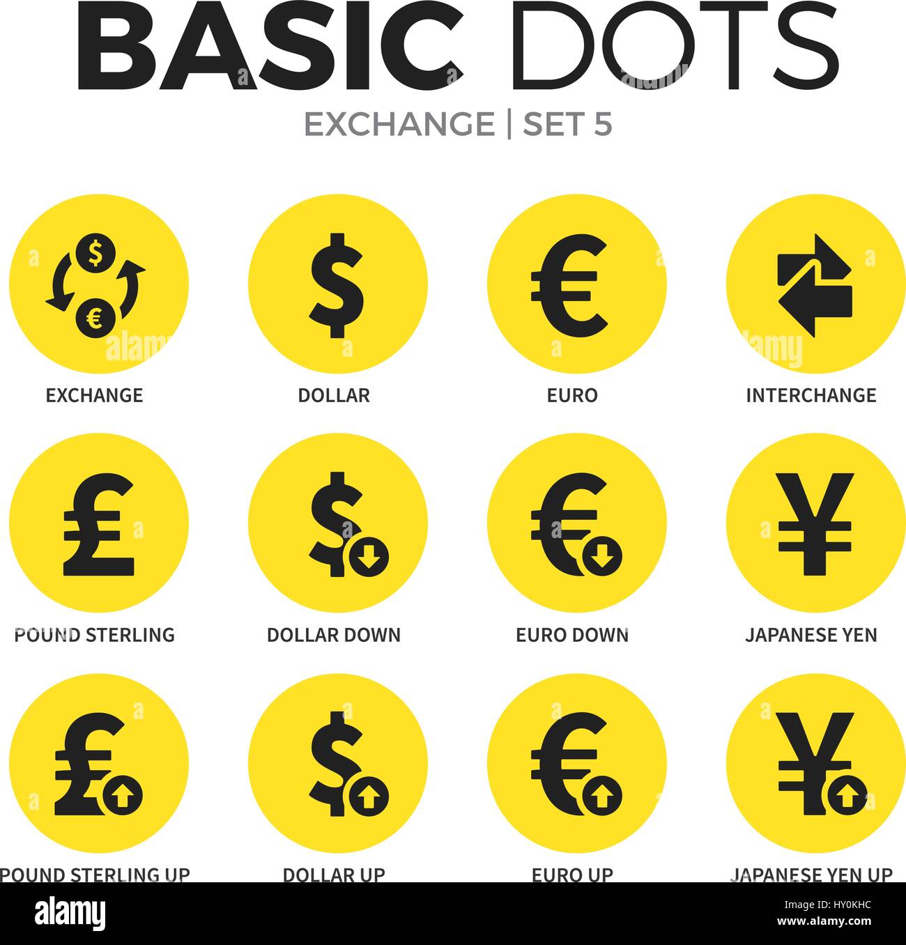 Télévision change icons vector set Illustration de Vecteur
