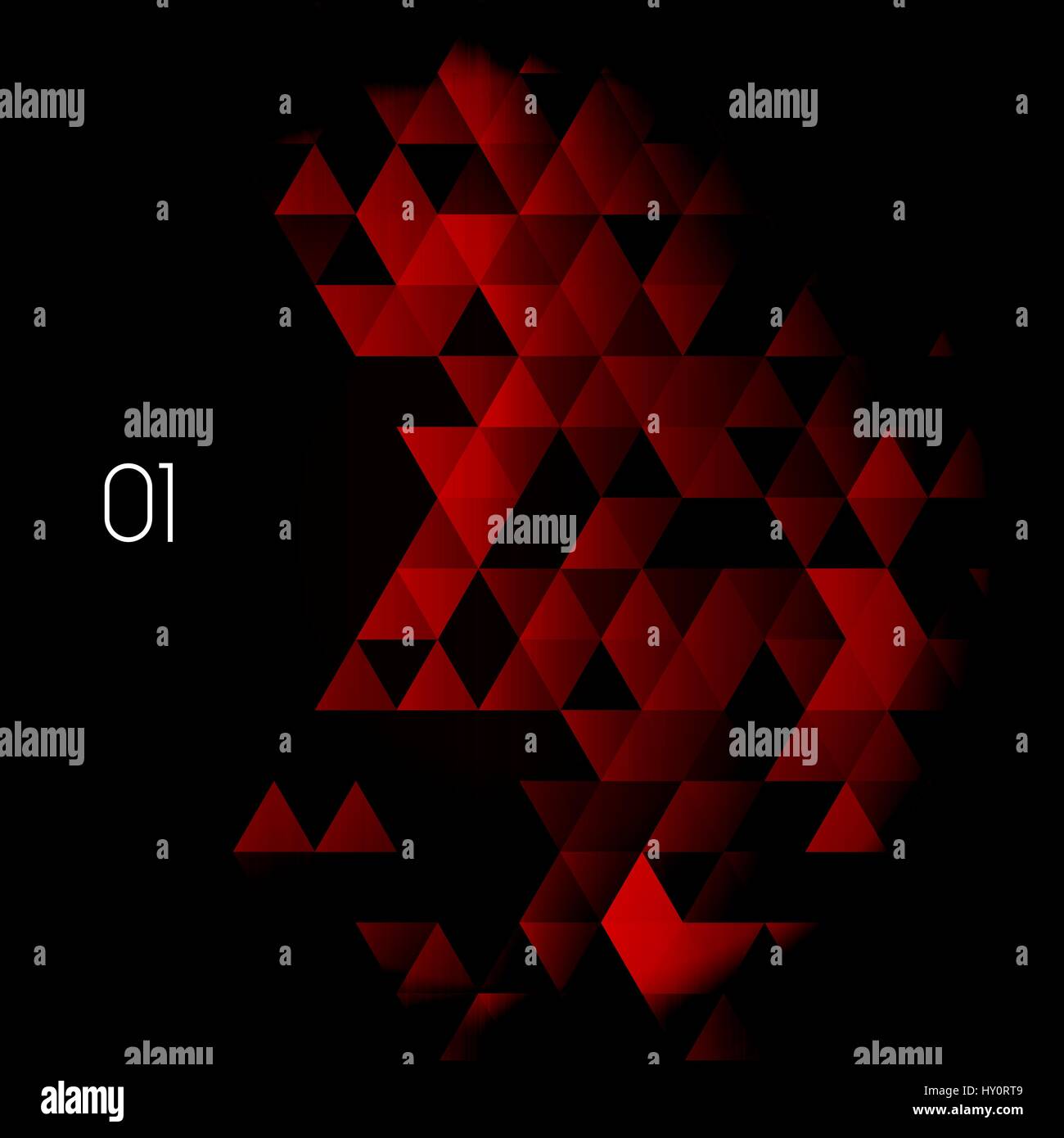 Abstract triangles polygonale de l'affiche. Illustration de Vecteur