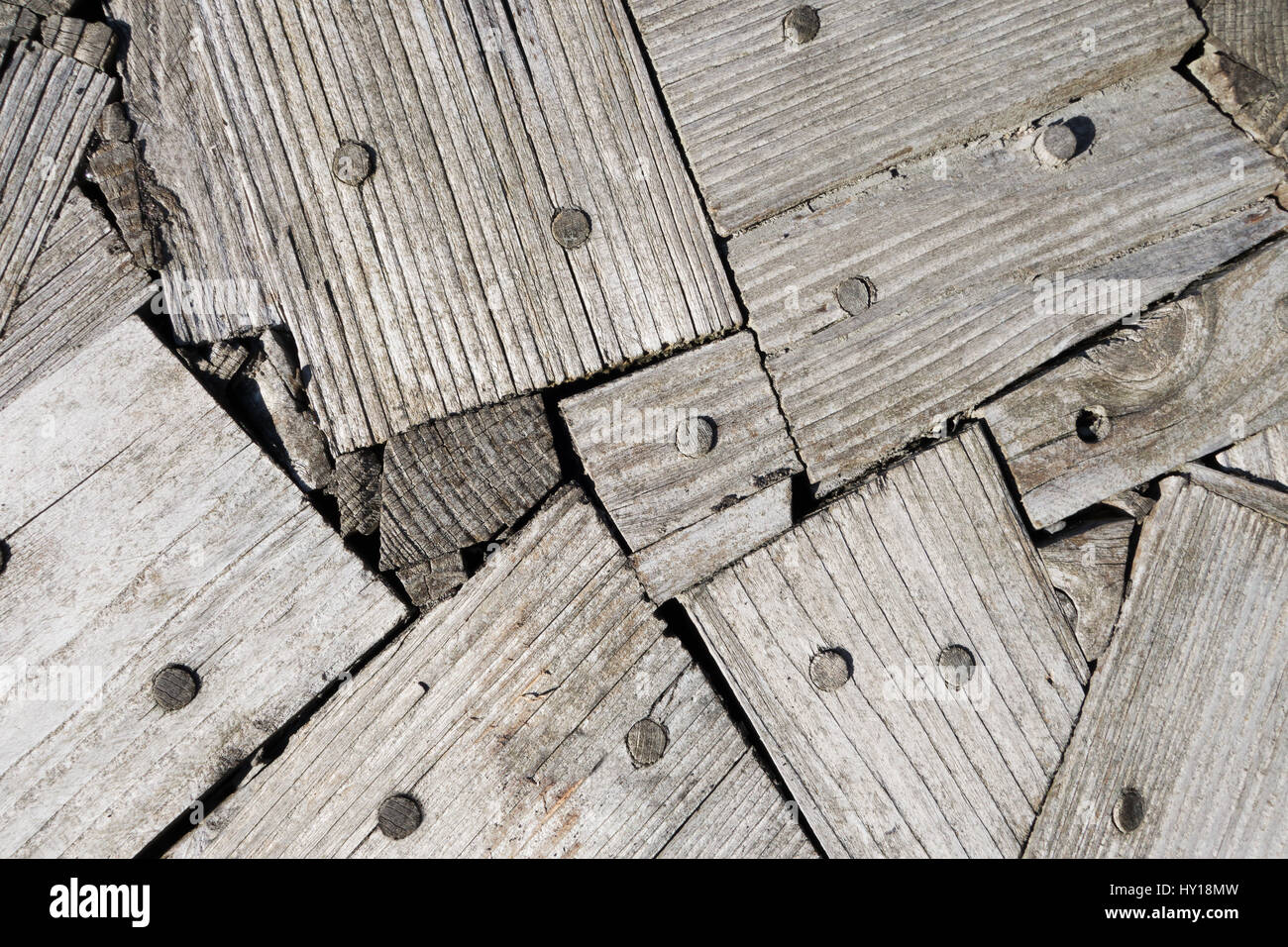 Abstract pattern de planches en bois Banque D'Images