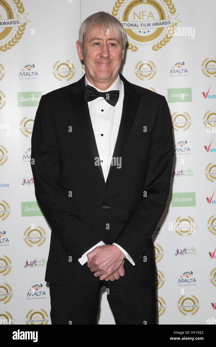 Nicholas Lyndhurst assiste à la National Film Awards 2017 à Porchester Hall le 29 mars 2017. Banque D'Images