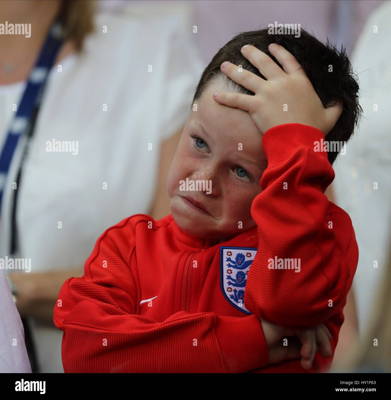 Le fils de Wayne Rooney, l'ANGLETERRE KIA V ISLANDE, EURO 2016 RONDE DE 16, l'Angleterre v l'Islande, l'EURO 2016, EURO 2016, 2016 Banque D'Images