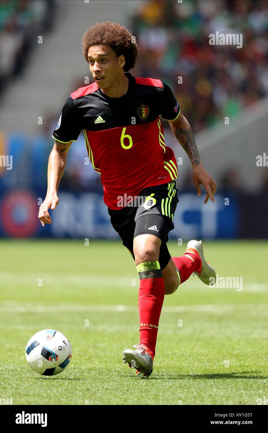 Axel WITSEL BELGIQUE STADE DE BORDEAUX BORDEAUX FRANCE 18 juin 2016 Banque D'Images