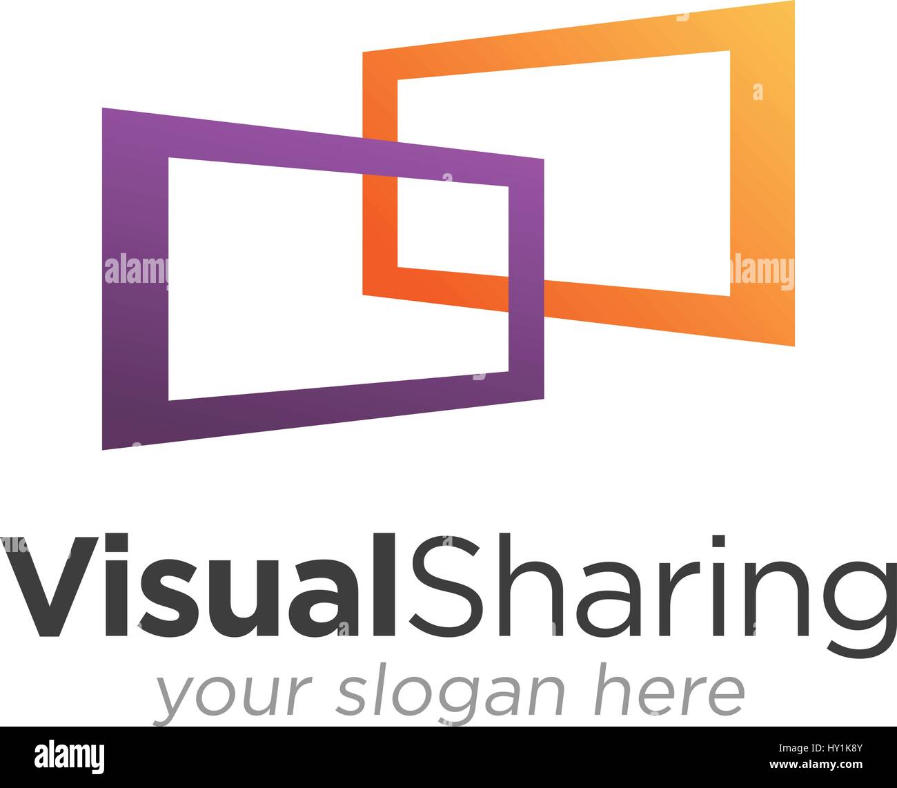 La technologie Visual Concept, entreprise de multimédia Illustration de Vecteur