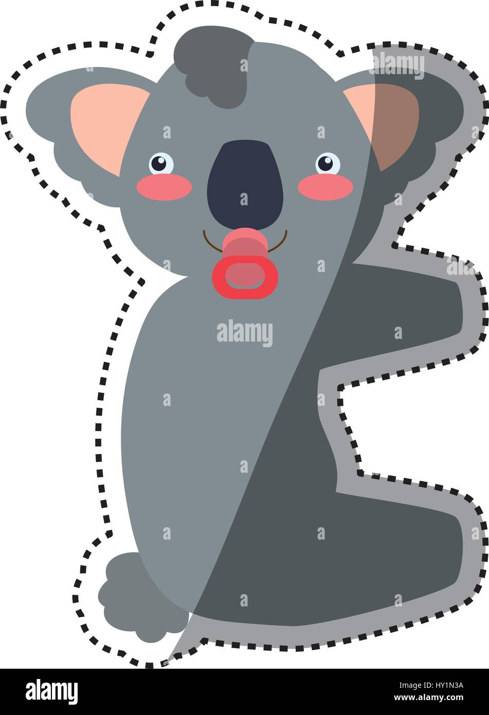 Koala Bebe Cartoon Animal Image Vectorielle Stock Alamy