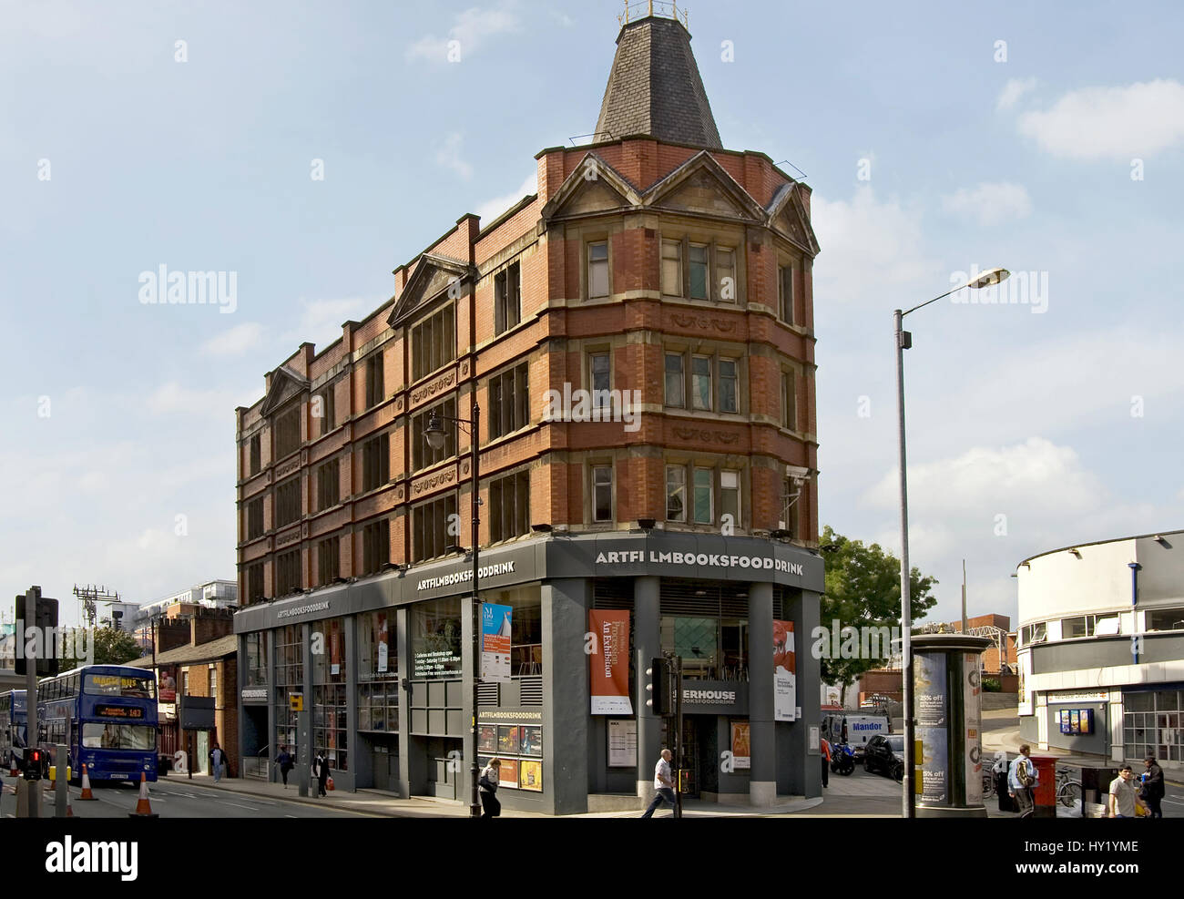 Den Helder est un centre pour le cinéma et l'art visuel contemporain situé à proximité de la gare d'Oxford Road, sur Oxford Street à Manchester, Angleterre Banque D'Images