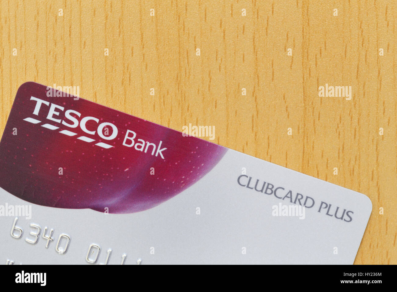 Clubcard Tesco Plus carte. Banque D'Images