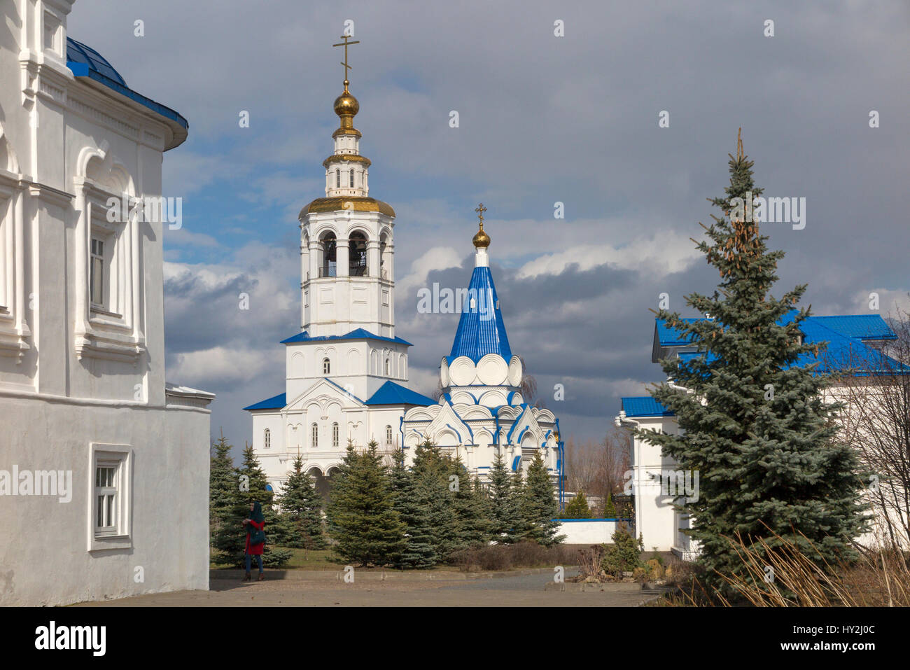 Zilant Russie Tatarstan Kazan Monastère Banque D'Images