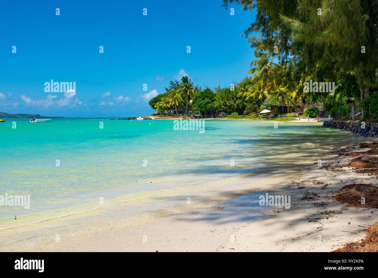 Amazing plages blanches de l'île Maurice. Vacances tropicales Photo Stock Alamy