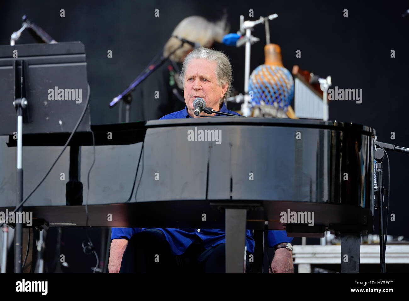 Barcelone - 4 juin : Brian Wilson (band) produisent en concert au Primavera Sound Festival 2016 le 4 juin 2016 à Barcelone, Espagne. Banque D'Images