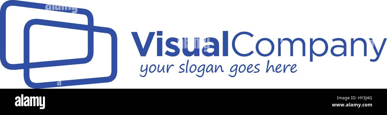 La technologie Visual Concept, entreprise de multimédia Illustration de Vecteur
