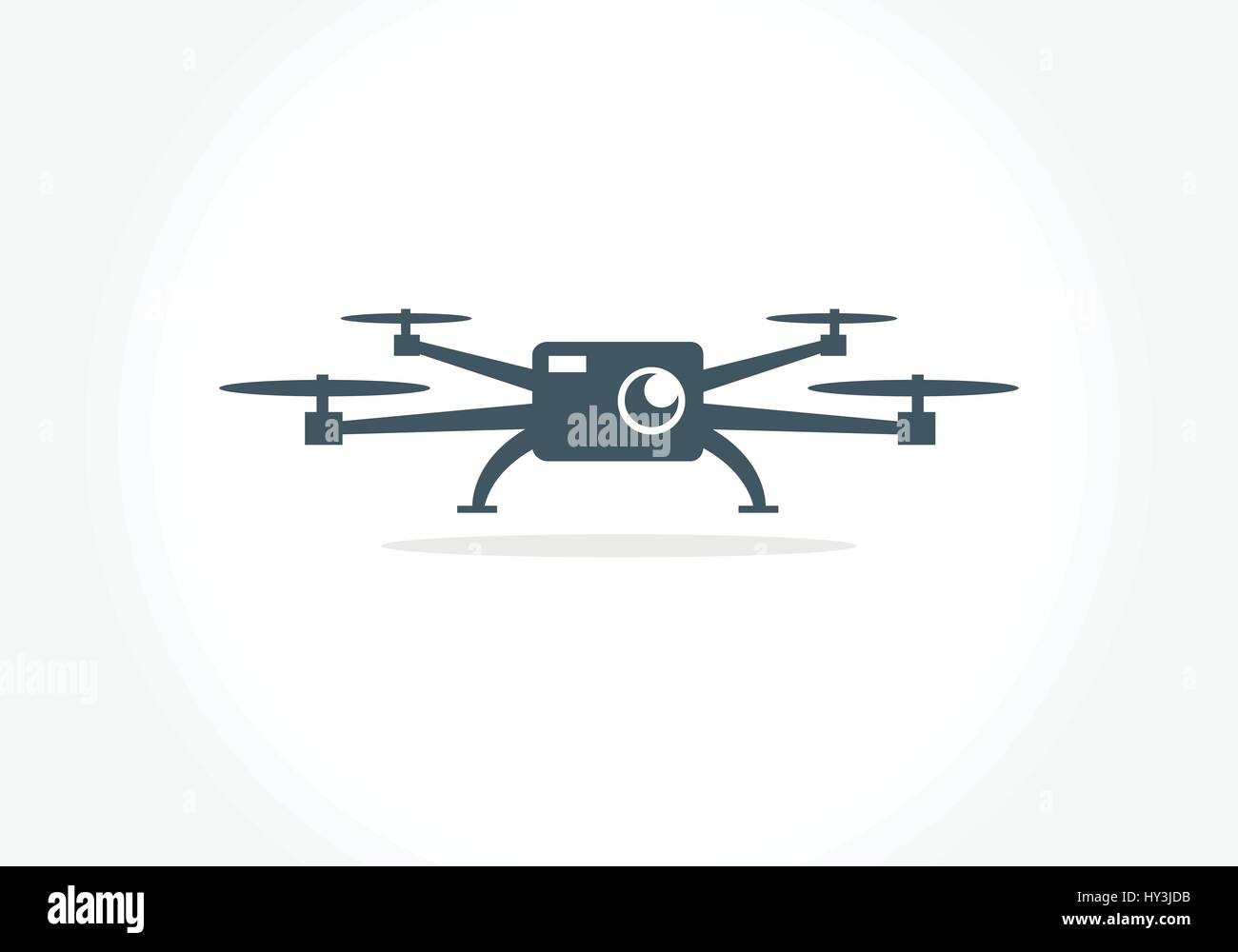 La conception de drones, Visual concept Photography Illustration de Vecteur