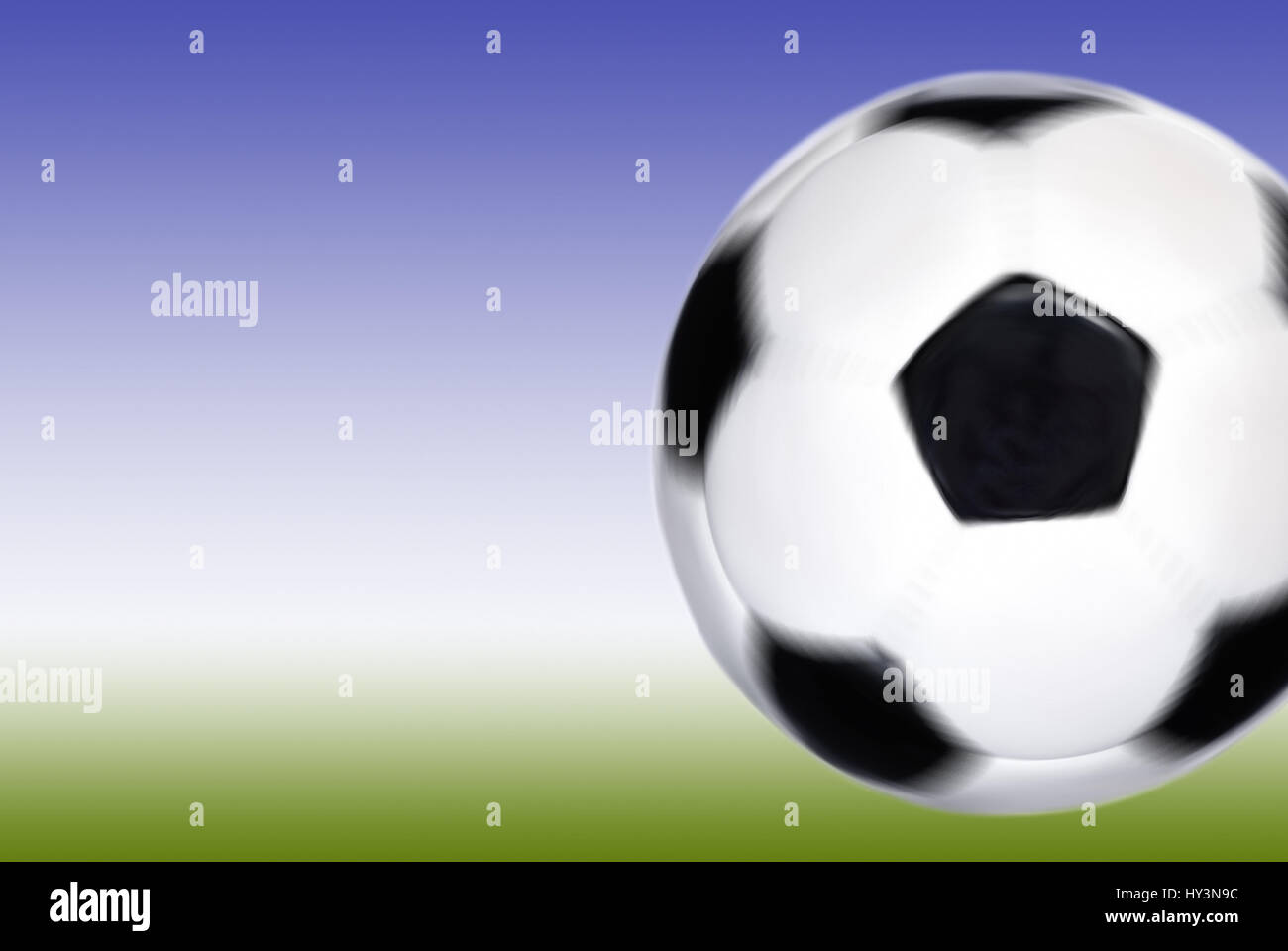 Le football en mouvement, Fußball in Bewegung Banque D'Images