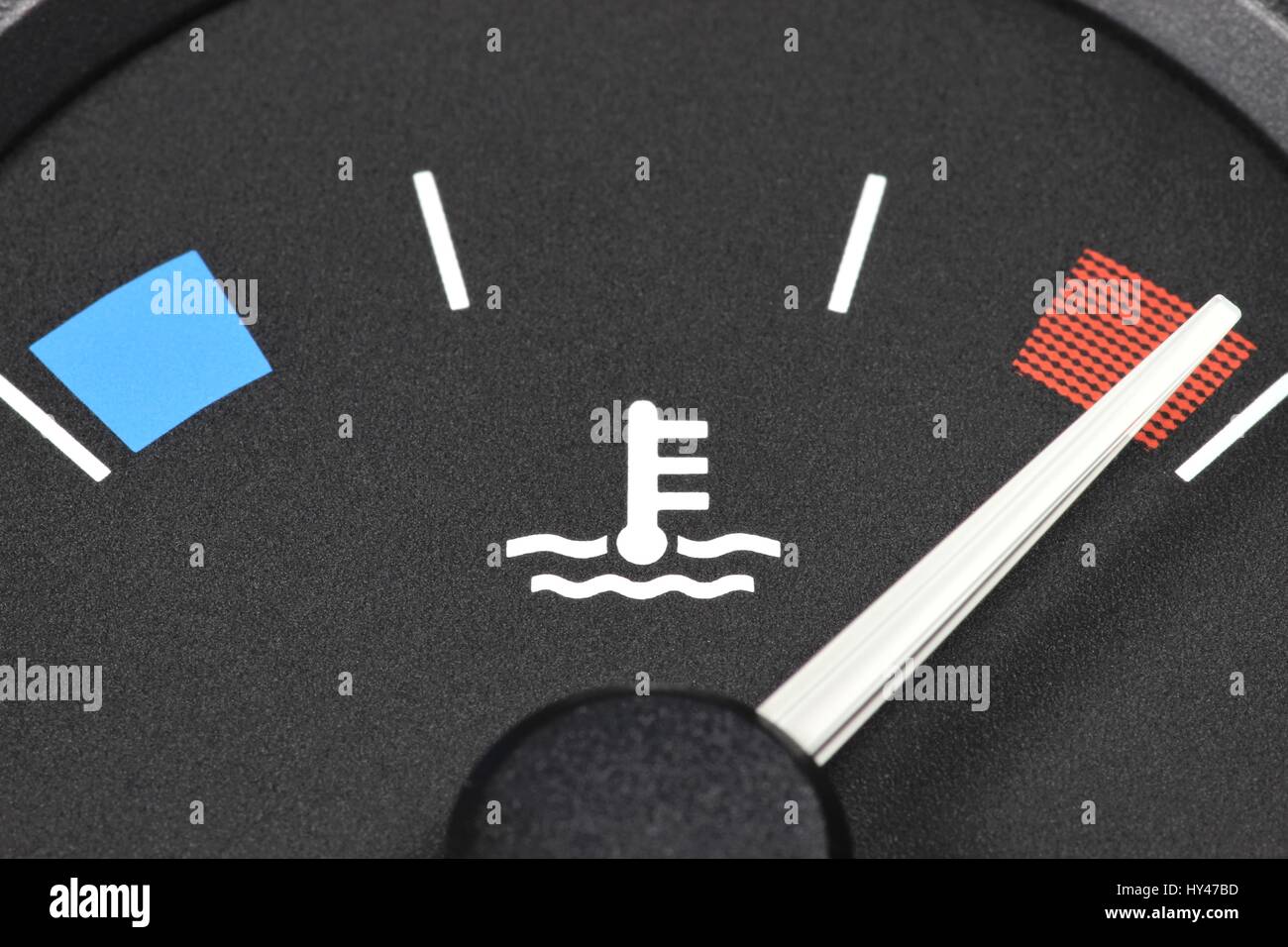 Dans l'indicateur de température du tableau de bord de voiture - sex Banque D'Images