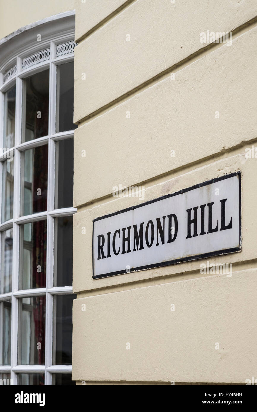 Le centre-ville de Richmond, dans le sud-ouest de Londres, Angleterre, Royaume-Uni Banque D'Images