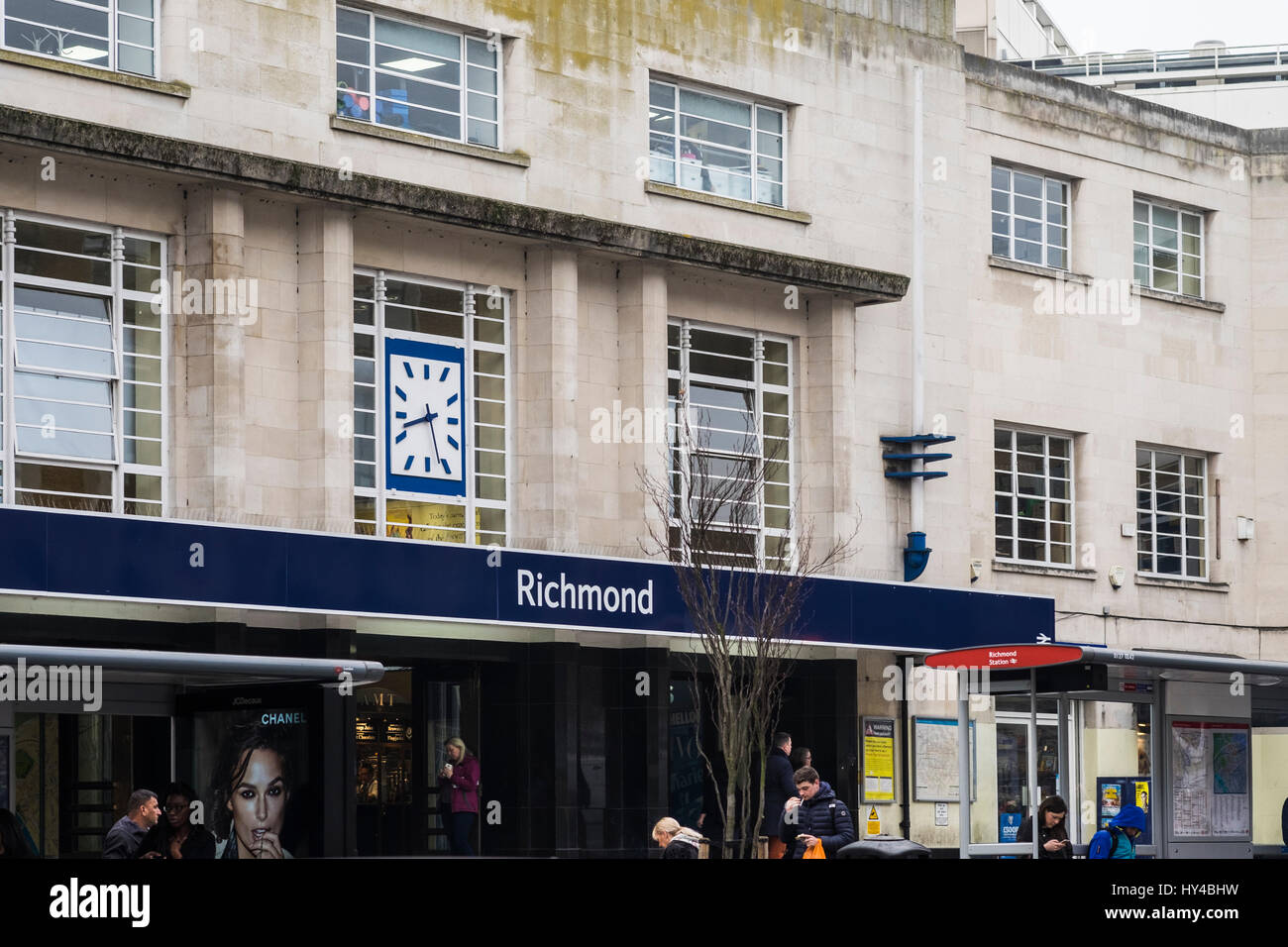 Le centre-ville de Richmond, dans le sud-ouest de Londres, Angleterre, Royaume-Uni Banque D'Images