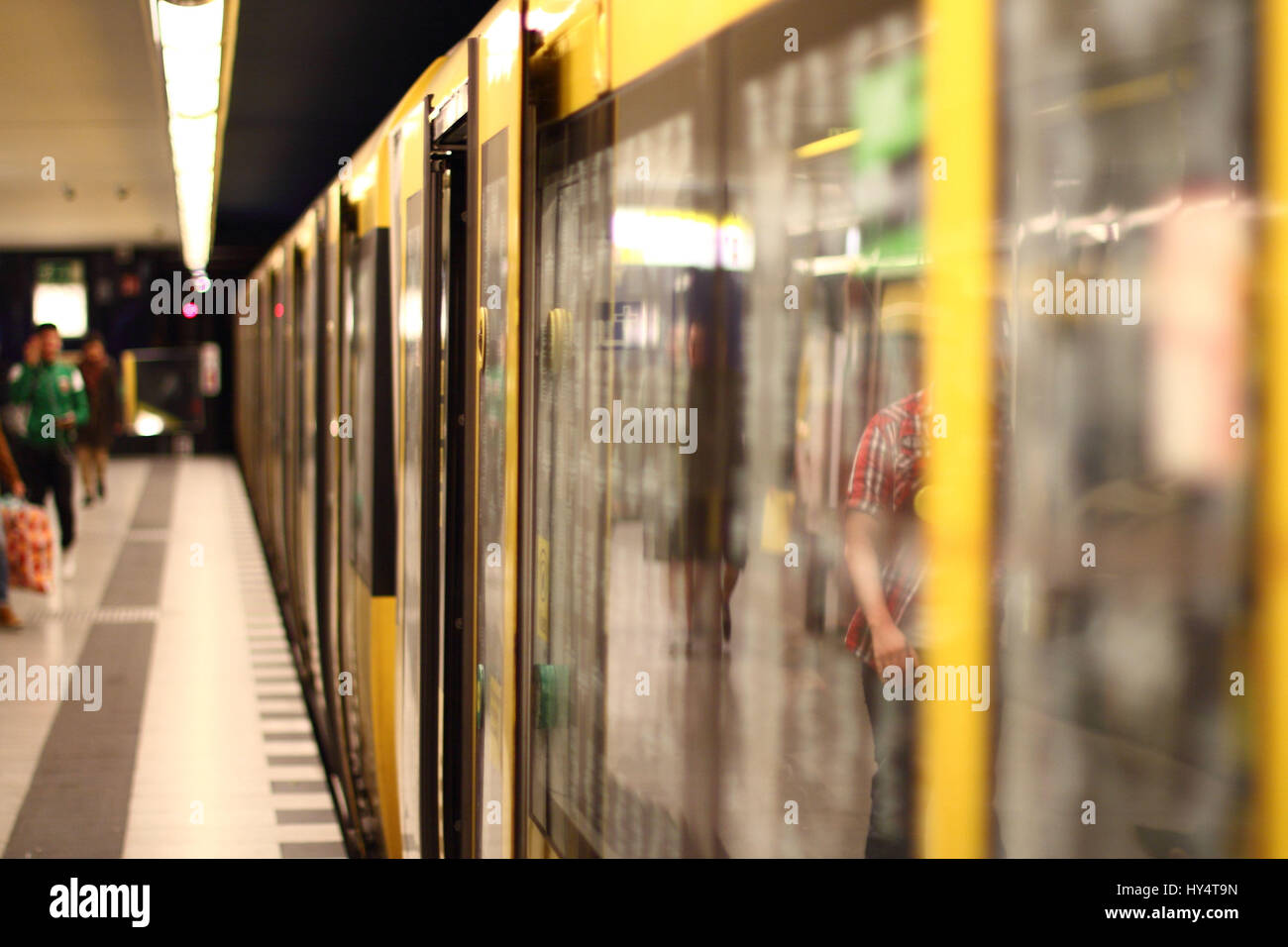 Métro de Berlin Banque D'Images