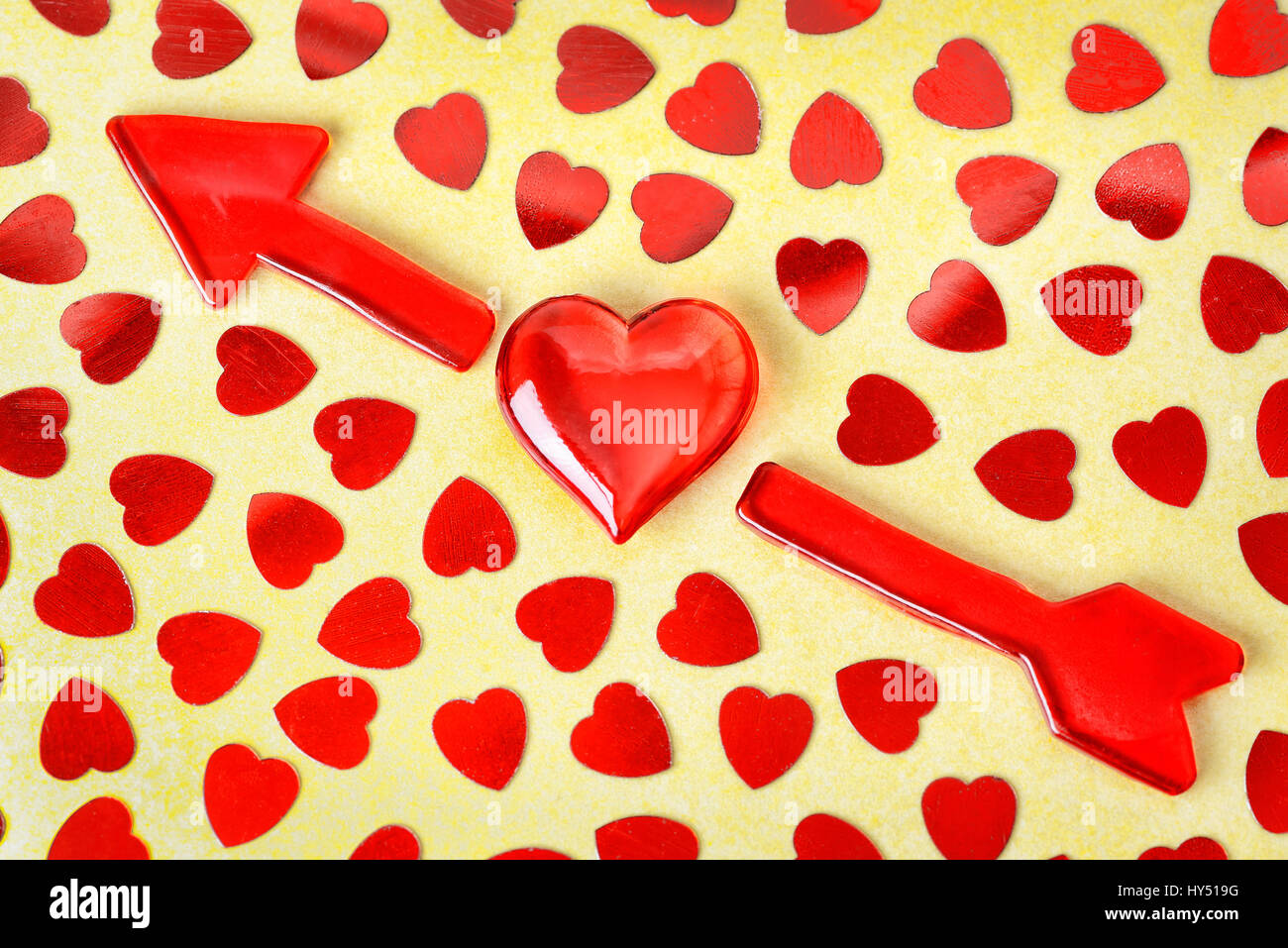 Coeurs, Herzen, Valentinstag Banque D'Images