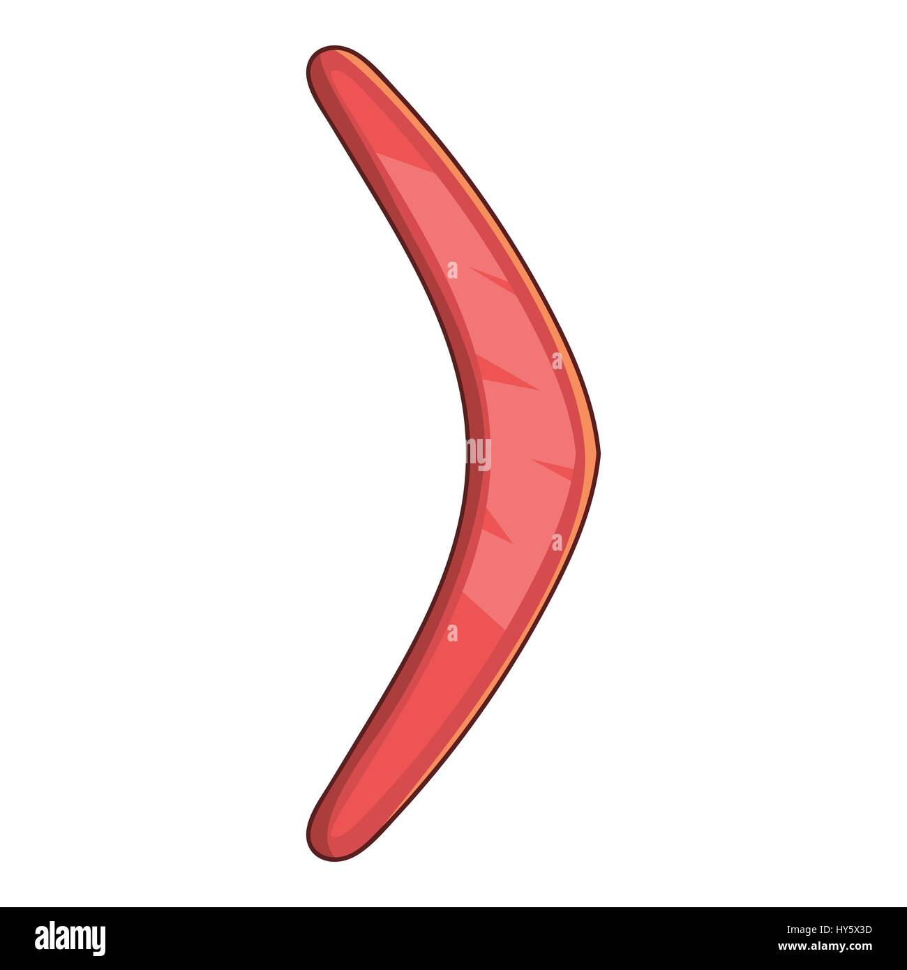 Icône boomerang australien, cartoon style Illustration de Vecteur