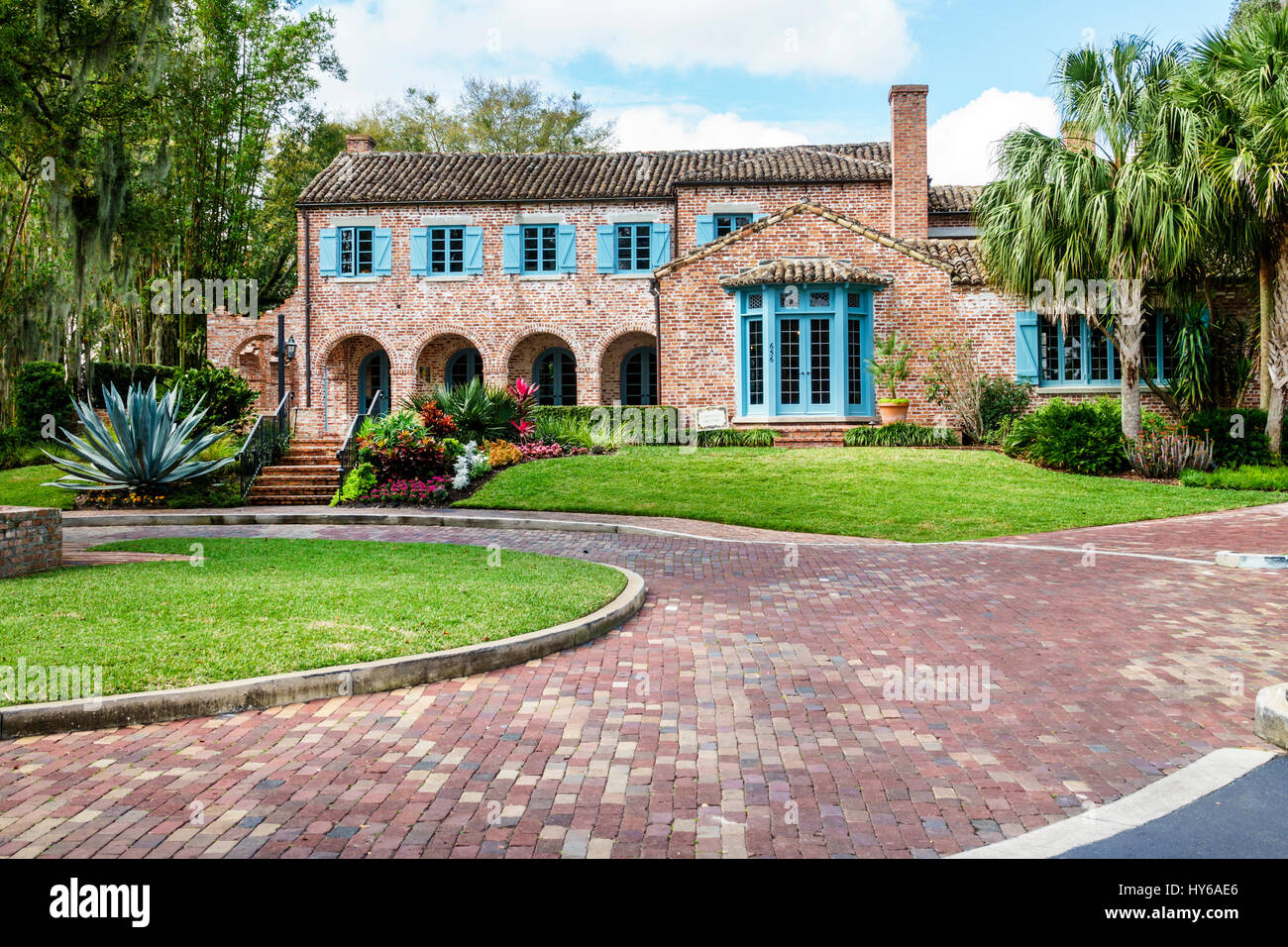 Winter Park Florida,Orlando,Casa Feliz,restauration,maison,maison,musée,Robert Bruce Barbour House,Registre national des lieux historiques,James Gamble R Banque D'Images