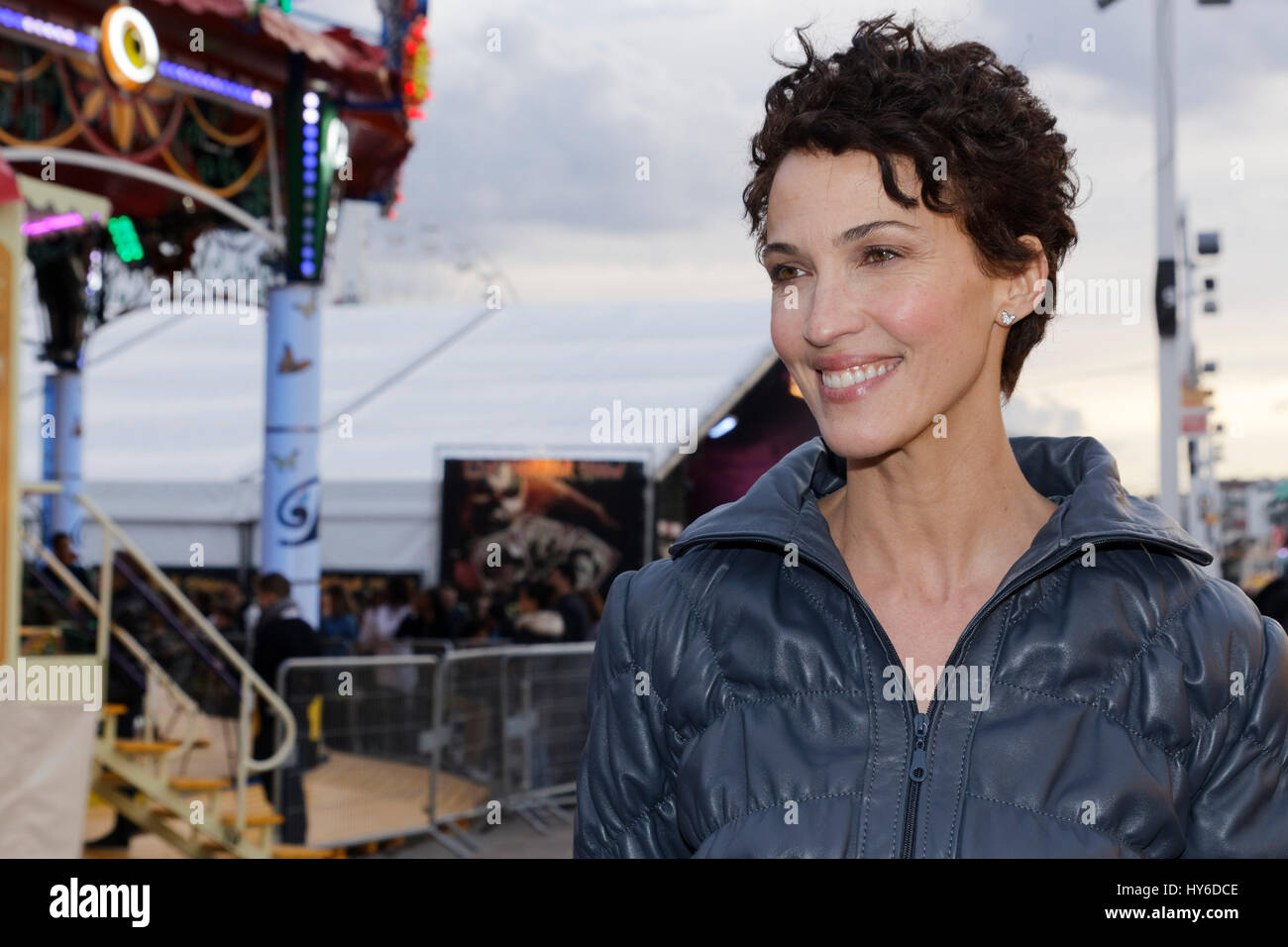 Paris, France. 31 mars, 2017.Linda Hardy assister à au soirée d'ouverture du Trône 2017 juste pour le bénéfice de l'Association Petits Princes, Paris Banque D'Images