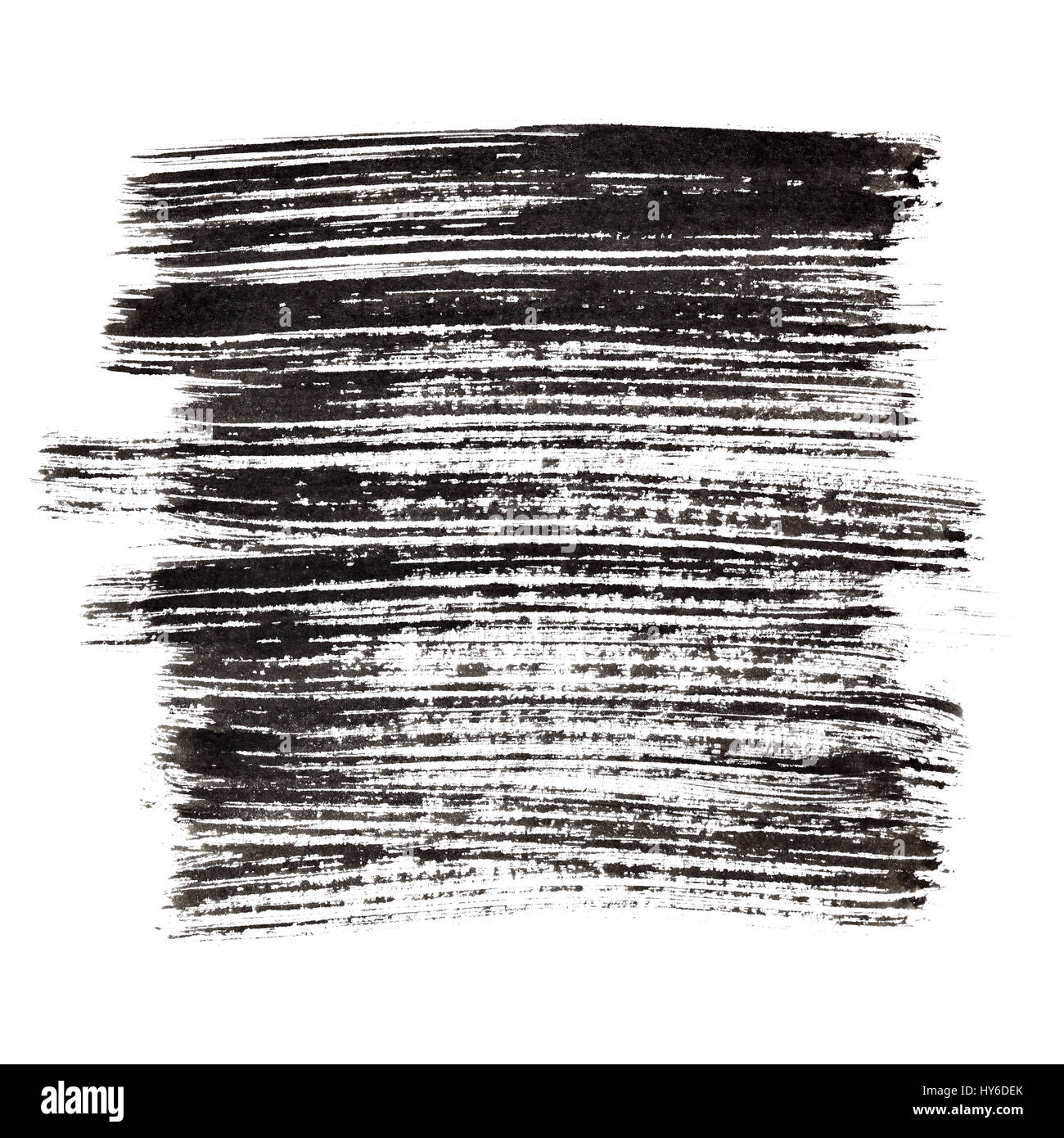 Les coups de pinceau noir. Grunge abstract background Banque D'Images
