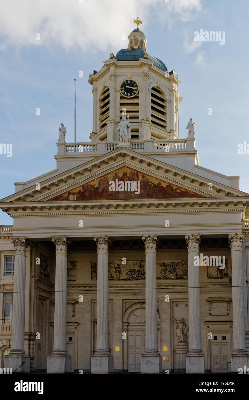 Ancienne église à Bruxelles, Belgique Banque D'Images
